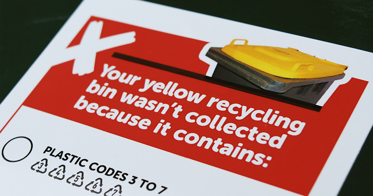 EXELPrint Case Study Victorian Council New Bin System Custom Labels