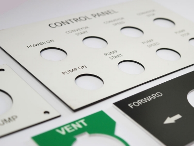 Control Panel Labels