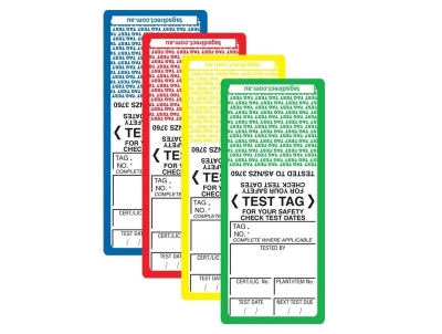 Heavy Duty Test Tags
