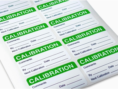 Pre Printed Calibration Labels