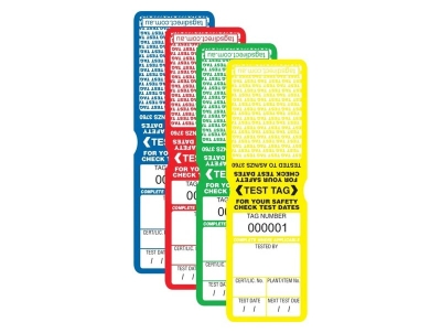 Industrial Test Tags