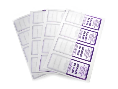 New To Service Test Tags