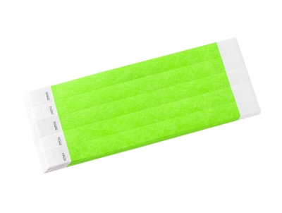 19mm Tyvek Wristbands - Neon Green