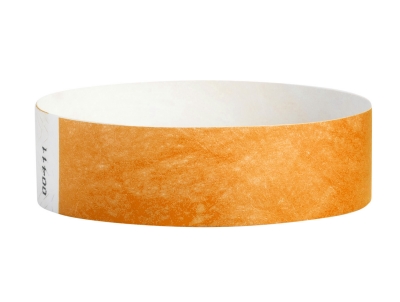 19mm Tyvek Wristbands - Neon Orange