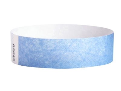 19mm Tyvek Wristbands - Sky Blue