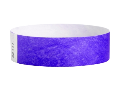 19mm Tyvek Wristbands - Purple