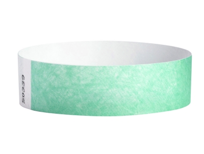 19mm Tyvek Wristbands - Aqua