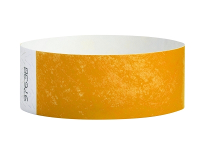 25mm Tyvek Wristbands - Neon Orange