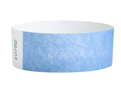 25mm Tyvek Wristbands - Sky Blue