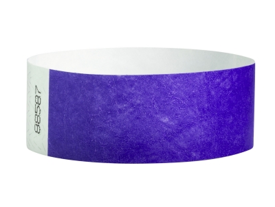 25mm Tyvek Wristbands - Purple