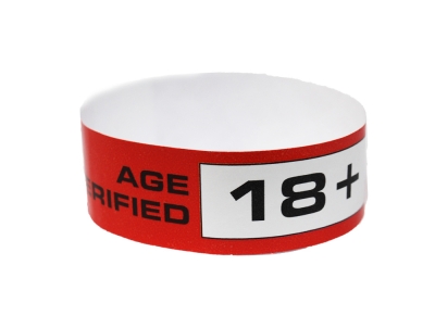 Tyvek Wristbands - Age Verification