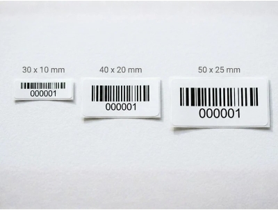 Pre Printed Barcode Asset Labels & Tags