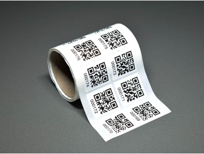 Pre Printed QR Code Asset Labels