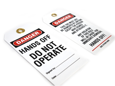 Pre Printed 'Do Not Operate' Lockout Tags