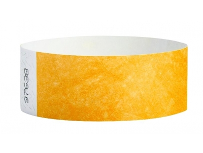 25mm Tyvek Wristbands - Goldenrod