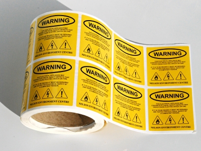 Safety Labels on a Roll