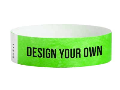 Custom Tyvek Wristbands 19mm