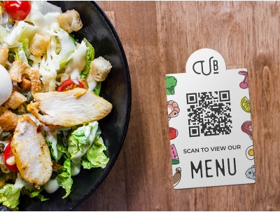 QR Code Menu Stickers