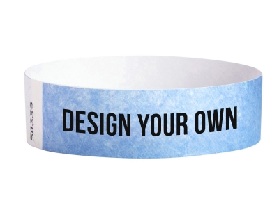 19mm Tyvek Wristbands - Sky Blue