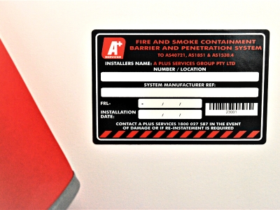 Safety Inspection Label