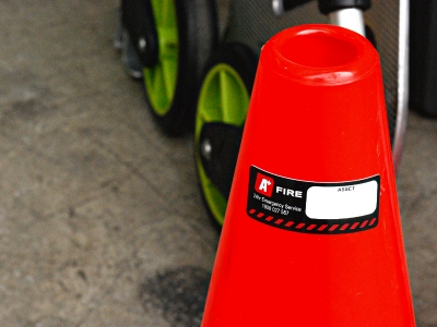 Asset Tags on Safety Equipment