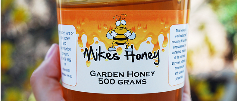 Mikes Honey Label Real Example