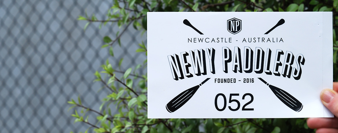 Newy Paddlers Custom Labels by EXELPrint