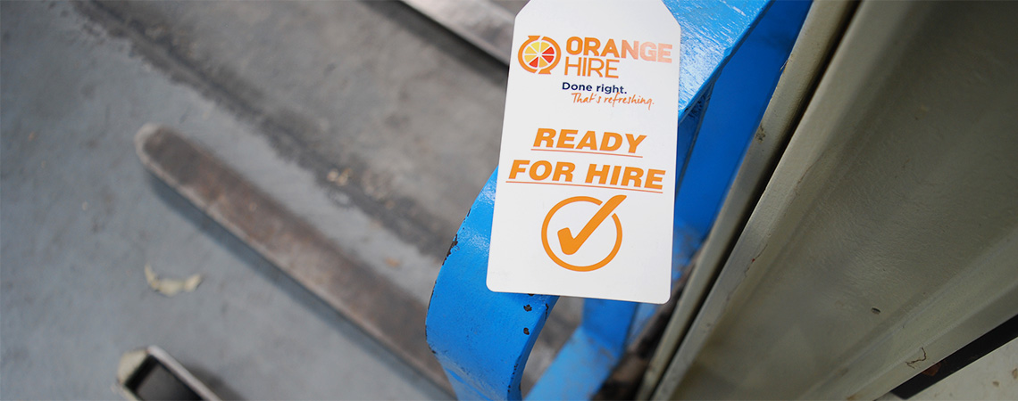 Orange Hire Tags 2 by EXELPrint