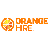 Orange Ready For Hire Tags